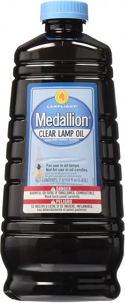 Lamplight Farms 60003 Unscented Lamp Oil, 64-Ounce, Clear